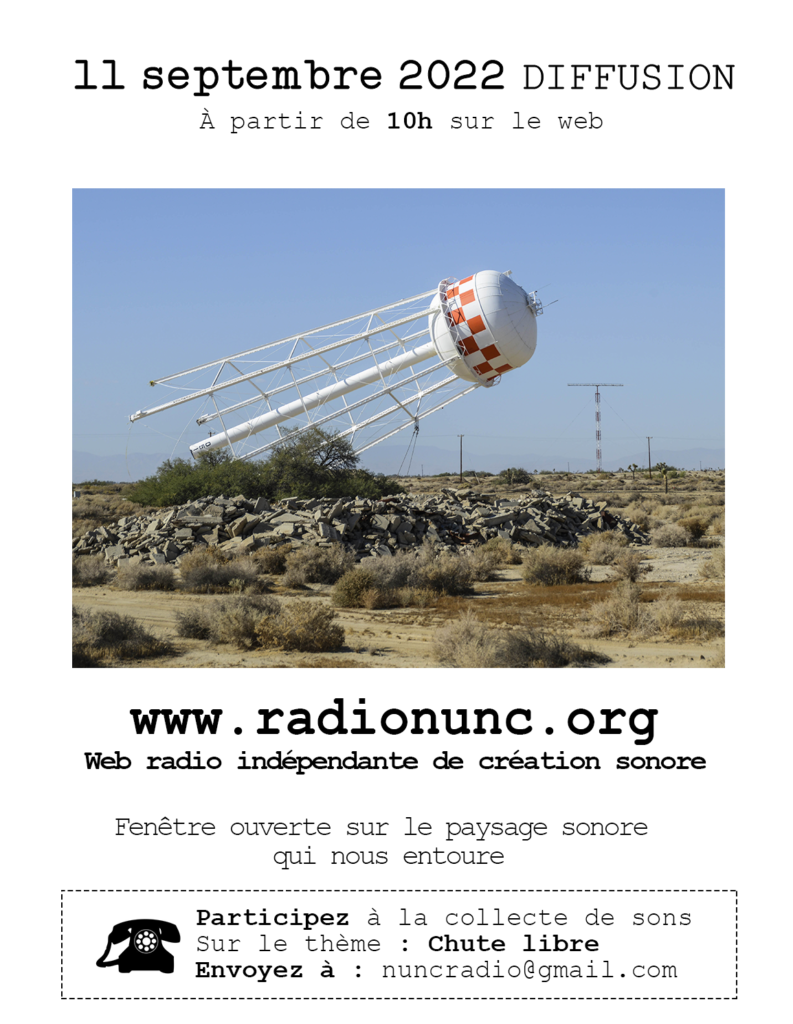 Flyer 11 septembre 2022 - Radio Nunc - Radio indépendante à Marseille