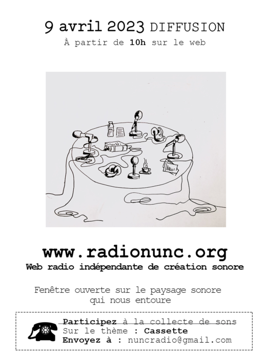 Diffusion Radio Nunc 9 avril 2023